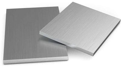 2 stuks 1mm×300mm×300mm 1060 aluminiumlegeringsplaat, dunne aluminiumplaat