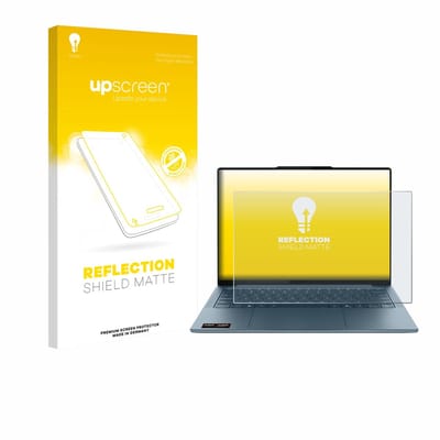 upscreen - Screenprotector voor Lenovo Yoga Slim 7 Gen 10 14" Non-Touch - Folie Beschermfolie anti glare matte