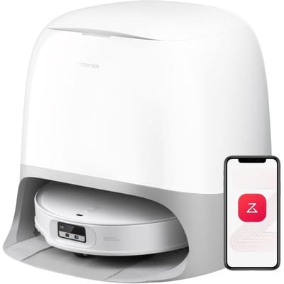 ROBOROCK QREVO CurvX - Aspirateur Robot Laveur - 22 000 Pa - Brosse et Serpilliere FlexiArm - Anti-enchevetrement