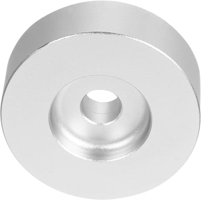 Vinyl Record Adapter - Platenspeler Stabilisator - Muziek Luisteren - Trillingsreducerend Ontwerp - 3.7 cm - Zilver