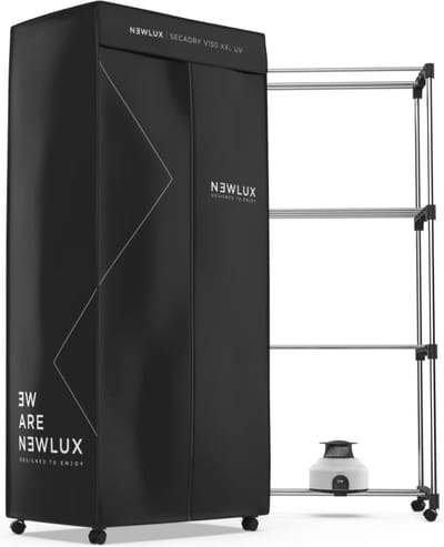Draagbare elektrische wasdroger met UV-licht, 15 kg capaciteit, multifunctioneel, 3-in-1 droger, geluidsarm