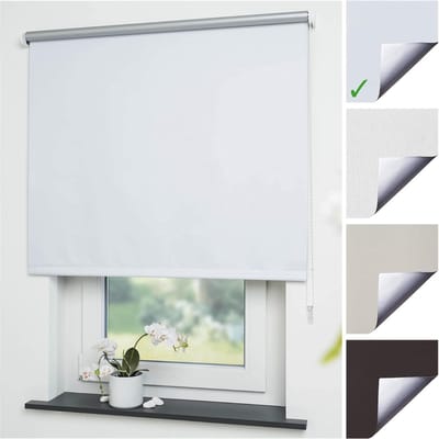 La'Moussawi ® Rolgordijn met Verduisterende Thermische Coating en Flexibele Montageopties in Diverse Maten en Kleuren