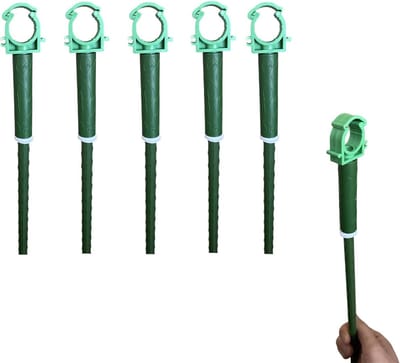 Slanghouders - Tuin slanggeleiders - Gazon beschermen - Eenvoudige installatie - 6 stuks - Groen