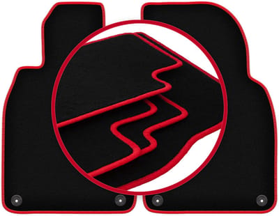 CARLUX-RED automatten voor: Porsche Cayman 982 roadster (2016-)