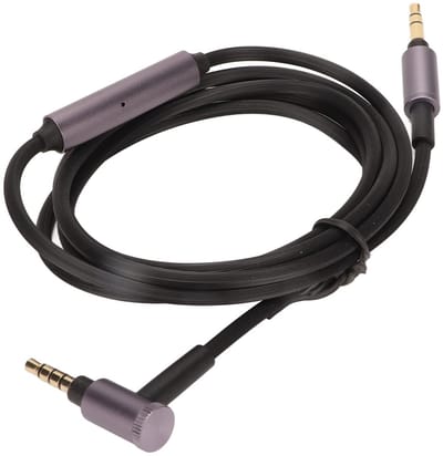 Dailygoods- Audio Upgrade Kabel - 3.5mm naar 3.5mm - Gouden Plug - 1.5m - Compatibel met WH-1000XM4/XM3/XM2 - Duurzaam en Schokbestendig - Headphone Kabel