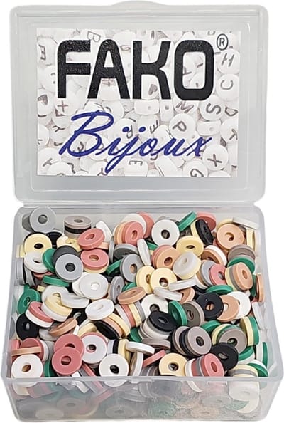 Fako Bijoux - Katsuki Disc Kralen Box - Polymeer Kralen - Surf Kralen - Kleikralen - 6mm - 700 Stuks - Mix 10