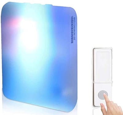 Dailygoody - Draadloze Deurbel - Voor Dove Bellers - Met Flitslamp en Melodieën - Waterdicht en Elektrisch - 200 Meter Bereik - 32 Melodieën