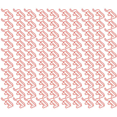 Lot de 100 trombones mignons, antidérapants, résistants à la rouille, portables et légers pour cartes red