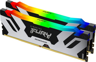Kingston FURY Renegade RGB DDR5-6400 - 32GB - CL32 - Dual Channel (2 pcs) - Intel XMP - Zwart met RGB