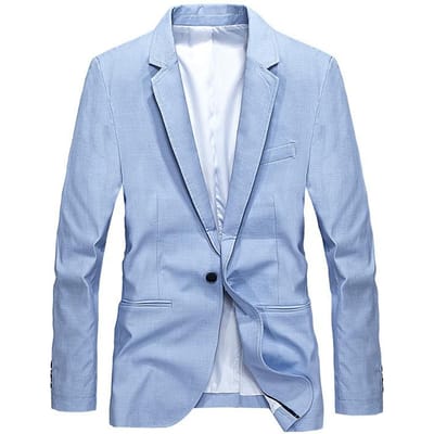 Casual colberts voor heren in lente- en herfststijl, jeugdige Koreaanse casual modepakken voor mannen S white
