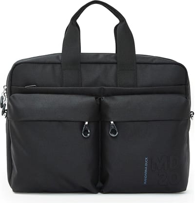 MANDARINA DUCK business tas met laptopvak MD20 Briefcase Black zwart