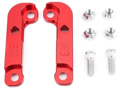 Allecto - Aluminium Adapter - Stuurhoekverhoging van 25 procent - Voor driftcontrole - Geschikt voor E36 - Versterkt stuurgedrag - Verbeterde prest...