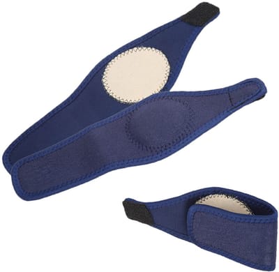 Voetboogondersteuning - Tweedelige voetbrace - Voetboogondersteuning - Platvoetbrace - Plantaire brace - Voetboogondersteuning - Voetboogpijn - Fasciitis - Hielpijn - Blauw - ANMI