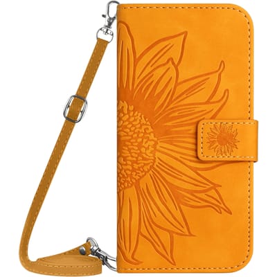 Mocaa Apple iPhone 17 Pro Sunflower Bookcase met Koord Geel