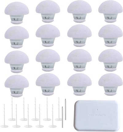16 Stuks Dekbed Klemmen, Antislip Dekbed Clips, Inclusief Box en Plastic Naalden voor Dekbedden, Lakens en Kussens