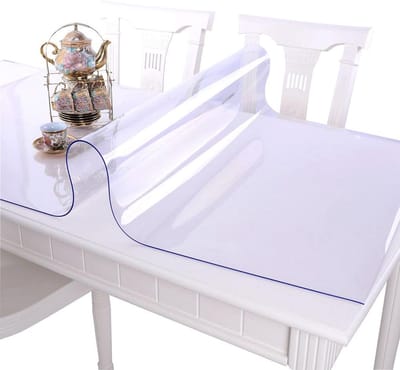 Transparante Tafelkleed van 2 mm PVC voor Bescherming van Houten Meubels in Keuken en Eetkamer - 90 x 140 cm, Duurzaam en Waterdicht