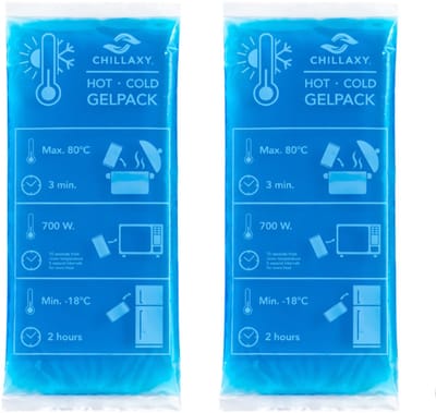 Chillaxy Coldpack – Icepack – Set van 2 Coolpack - IJspack, Gelpack – Koud Compress Herbruikbaar