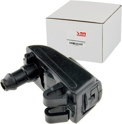 Waswatersproeier Voorruit - Ruitensproeierpomp - Auto Onderhoud - Specifiek Model - 40x30x20 mm - Zwart
