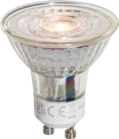 LUEDD GU10 50mm LED lamp helder 4.5W 360 lm 2700K
