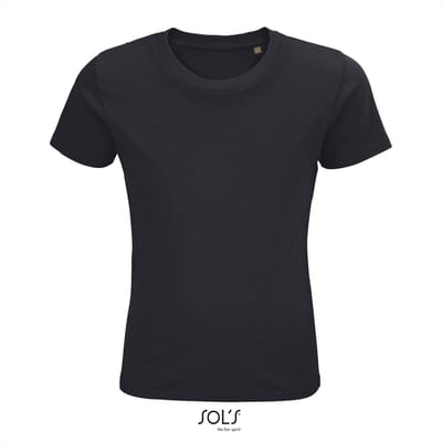 SOL'S - Pioneer Kinder T-Shirt - Donkerblauw - 100% Biologisch Katoen - 92