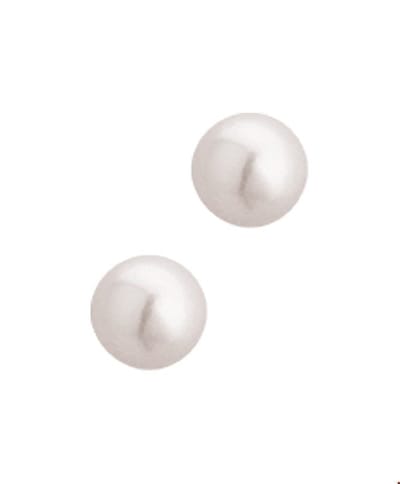 Zilver Gerhodineerde Oorknoppen parel 1312793