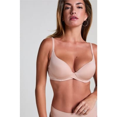 Hunkemöller Dames Lingerie Voorgevormde beugel bh Smooth - Beige - maat B75