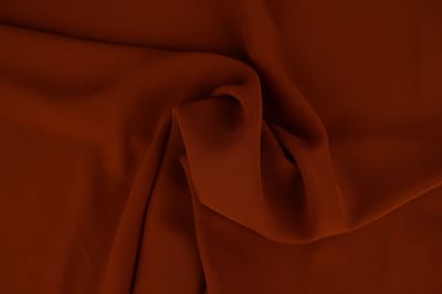 15 meter chiffon stof - Koper - 100% polyester