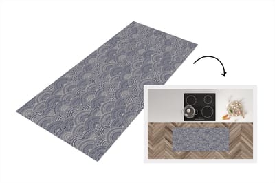 Keukenloper 120x50 cm - Keukenmat vinyl Mandala - Patronen - Vintage - Abstract - Japans - Keukenmatten loper - Keuken vloerkleed tapijt