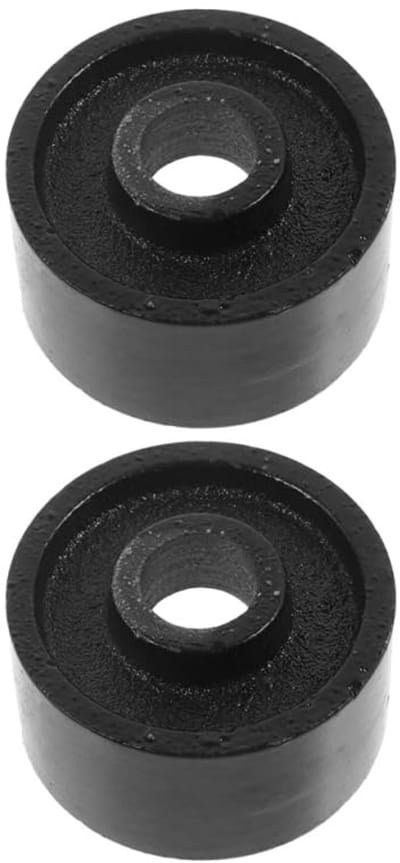 Dailygoods- Wiel 2 Stuks - Hydraulisch Reservewiel - Stalen Constructie - Voor Aanhangwagens - Geschikt voor 2,5 Ton Krik - Afmetingen 6,50 x 6,50 x 3,50 cm - Aanhangerwiel