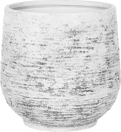 DIONI - Plantenbak - Lichtgrijs - 48 cm - Klei-vezelmengsel