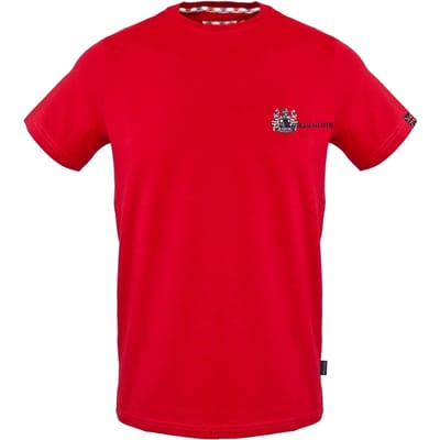 Aquascutum klein Aldis borstlogo rood T-shirt