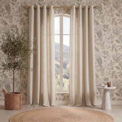 Dailygoods- Raamgordijnen Kant en Klaar - Semi-transparant - 2 Stuks - 140B x 245H cm - Linnen - Vitragegordijnen - Gordijnen
