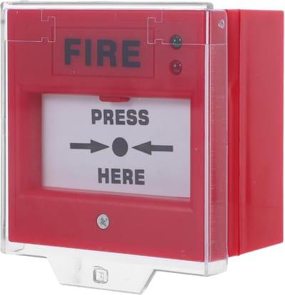 Noodalarm Knop - Veiligheidsschakelaar Alarm - Snelle Evacuatie - Dubbele LED Indicatie - 10.3x9.1x5.5 cm - Multi