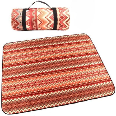 Verdikte vochtwerende mat, etnische stijl picknickmat, fabrikant van picknickdoeken voor buiten, op voorraad kampeermat, draagbare gazonmat 150*100