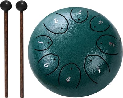 6 Inch Stalen Tong handpan - 8 Noten Handpan Met Tas en sticks
