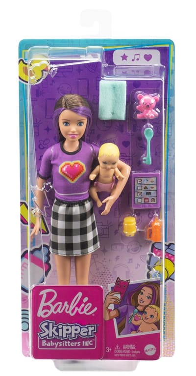 Barbie Skipper Babysitter Speelset - Skipper & Baby