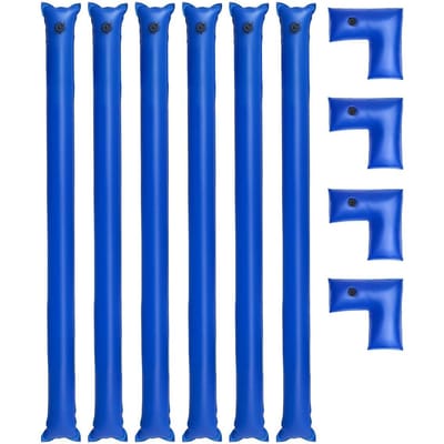 Jauge 26 Pack de 6 Sacs à Eau pour Bâche de Piscine à Chambre Unique de 4 pieds avec Tube d'Angle