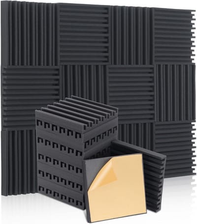 ZRSS® Akoestische panelen - Geluidsisolatie - Geluidsdempende wand paneel - 24 Stuks - 30 x 30 x 5 cm