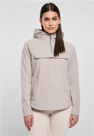 Urban Classics - Polar Fleece Pull Over Hoodie/trui - S - Grijs