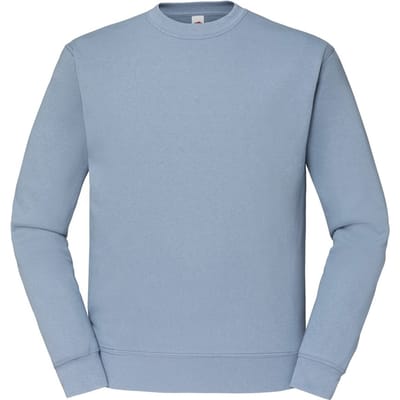 Fruit of the Loom Heren Klassiek 80/20 Ingezet Sweatshirt (Mineraalblauw)
