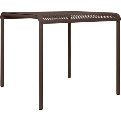 Ferm Living Dapple tuintafel - dark chocolate - 80 x 80 cm