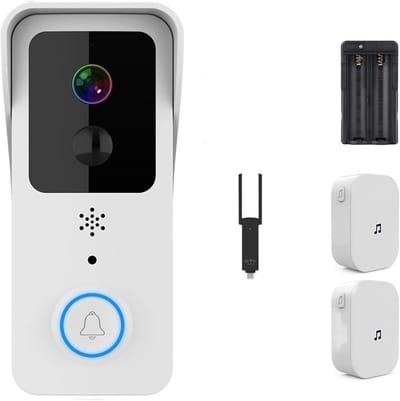 Visuele Deurbel - Slimme Intercom - Veilige Toegang - Dual WiFi Connectie - 140mm x 45.5mm