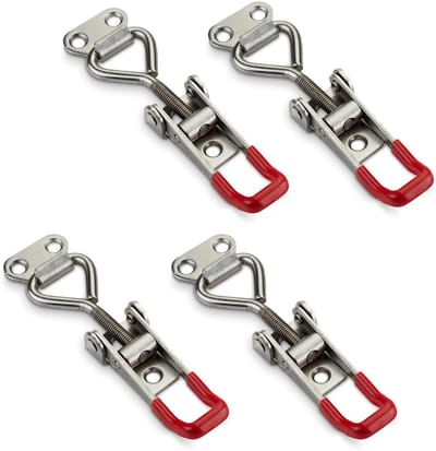 Set van 4 JUNKER spansluiting M5 (houdkracht 165kg) RVS SS304 verstelbaar
