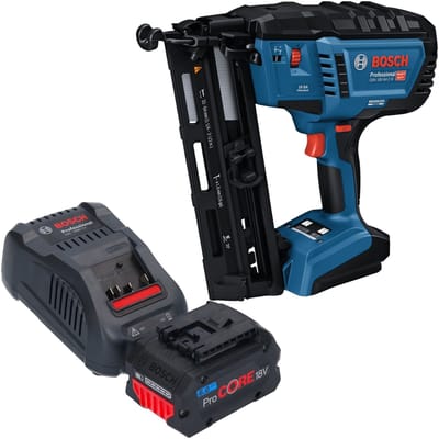 Bosch GNH 18V-64-2 M Professional accu-houtspijkermachine 18 V 1,6 x 32 - 64 mm + 1x ProCORE accu 8,0 Ah + oplader