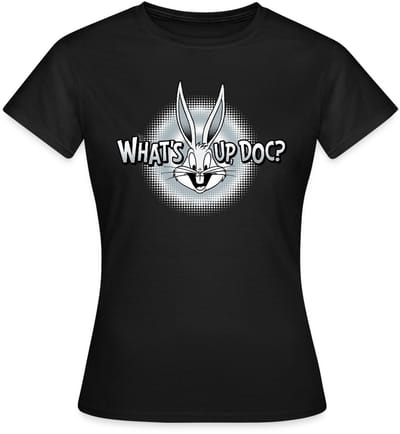 Looney Tunes Bugs Bunny What's Up Doc T-Shirt Dames