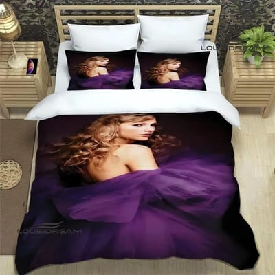 Zangeres T-Taylor-Swifts Beddengoed Sets Exquise Beddengoed Set Dekbedovertrek Dekbed Set Beddengoed Set Luxe Verjaardagscadeau 220*240cm 3pcs