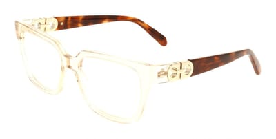 Ferragamo SF3056 Transparent beige 55/18/145 WOMAN Brilmonturen