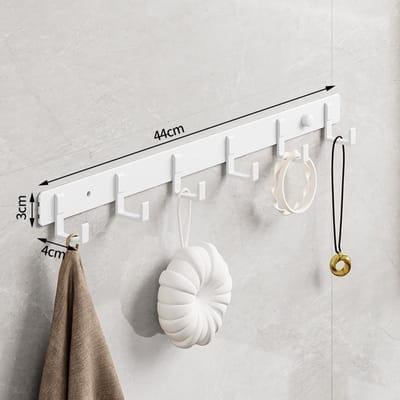 Haak Witte Handdoekhaak Voor Badkamer Kleding Kapstok Slaapkamer Ruimte Badjashaak Woonkamer Keukenruimte Accessori