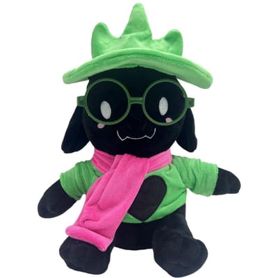 Schattig Ralsei Pluche Speelgoed Deltarune Spelpersonage Ralsei Merchandise Zacht Knuffeldier Pluche Verzamelobject Verjaardag Kerstcadeau Voor Fans 25cm