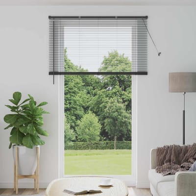 vidaXL - Venetiaanse - jaloezie - Zilvergrijs - 213 - x - 140 - cm - 25 - mm - PVC